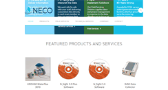 Desktop Screenshot of necowater.com